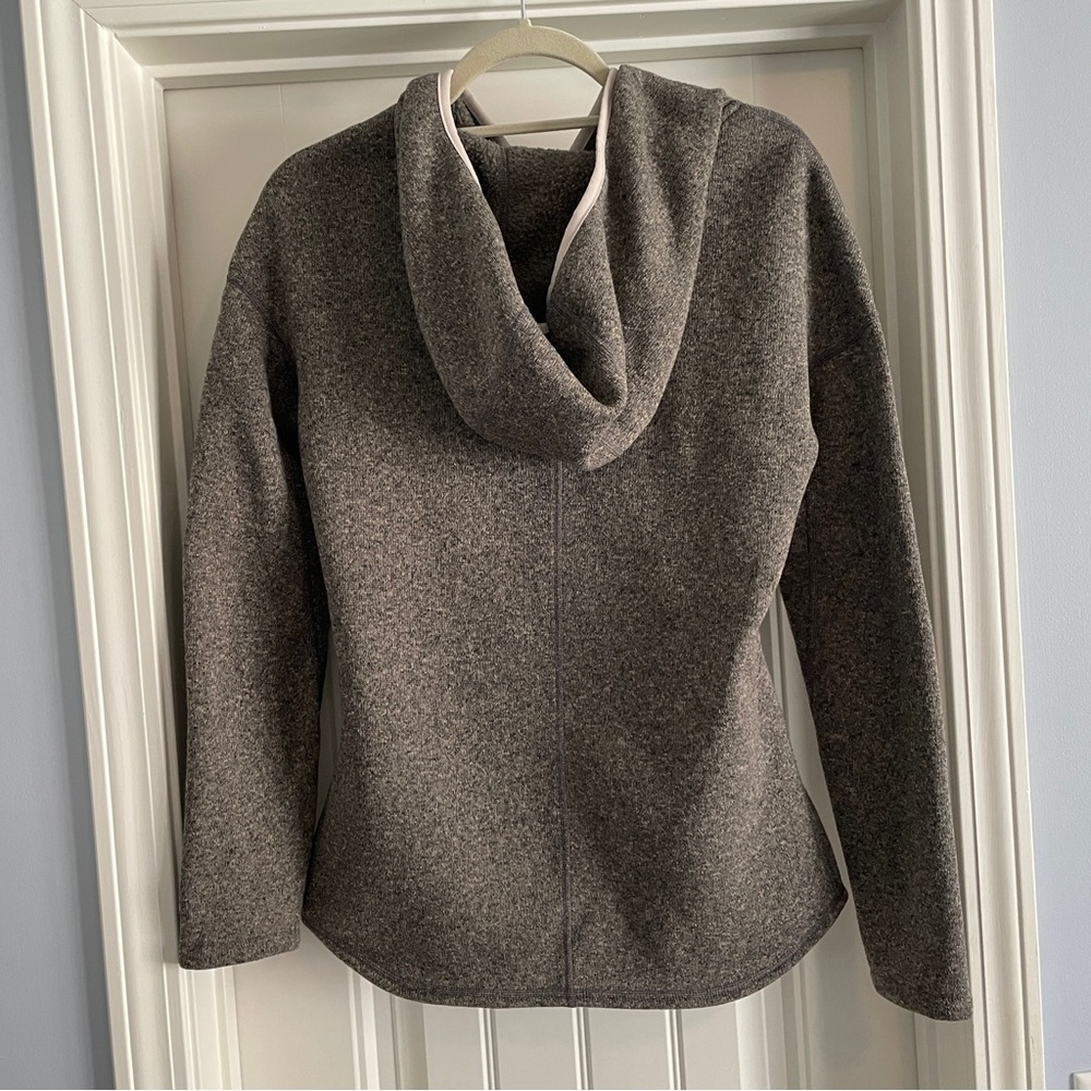 Women's Gray Hooded Top - Picture 3 of 10